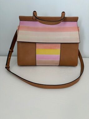 Tory Burch T Dégradé Satchel - Fresh Melon/Vachetta